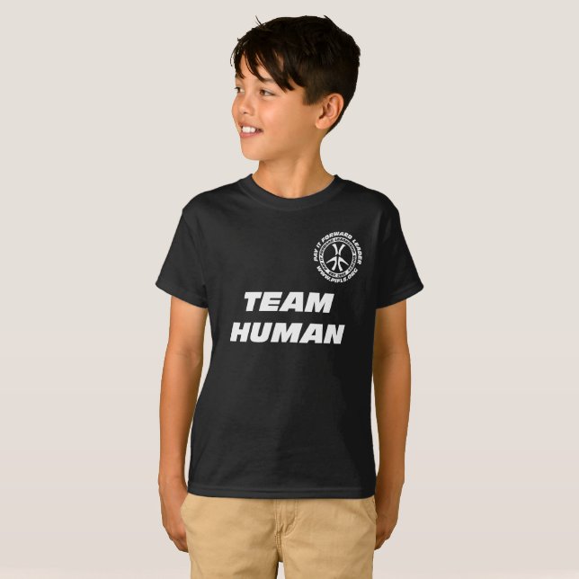 Kids "Team Human" T-Shirt (Front Full)