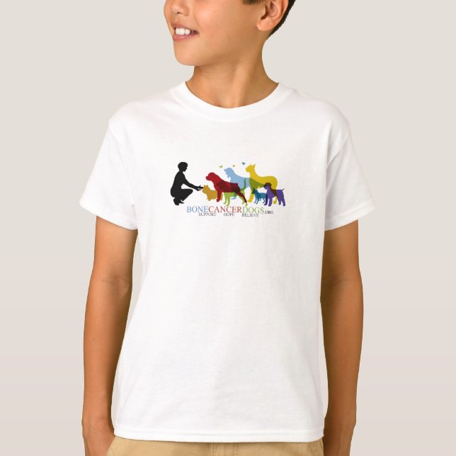 Kids' Tee with Colored Logo (Front)