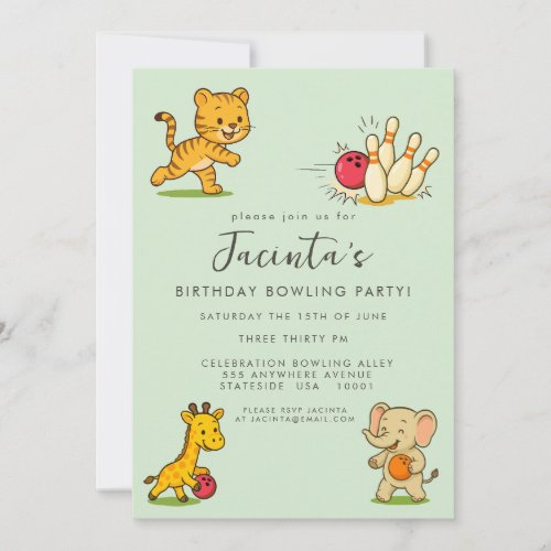 Kids Ten Pin Bowling Birthday Party