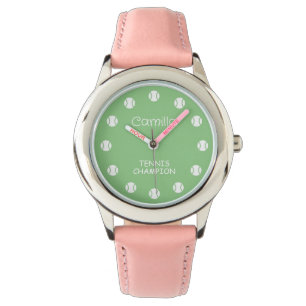 Kid's tennis ball sports watch gift for small girl