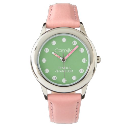Kids tennis ball sports watch gift for small girl