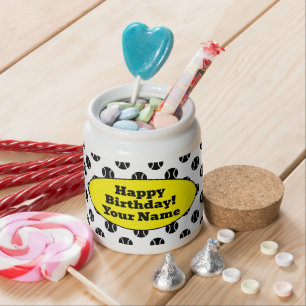Kid's tennis Birthday party candy jar favor gifts