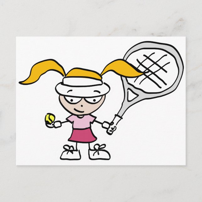 Kid's tennis postcards (Front)