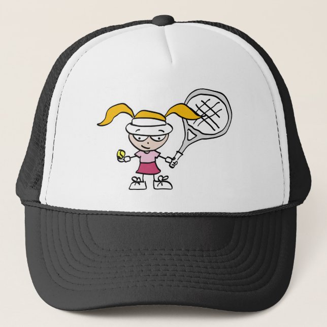 Kids tennis trucker hat (Front)