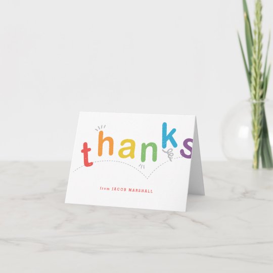 Kids thank you notecard | Zazzle.com