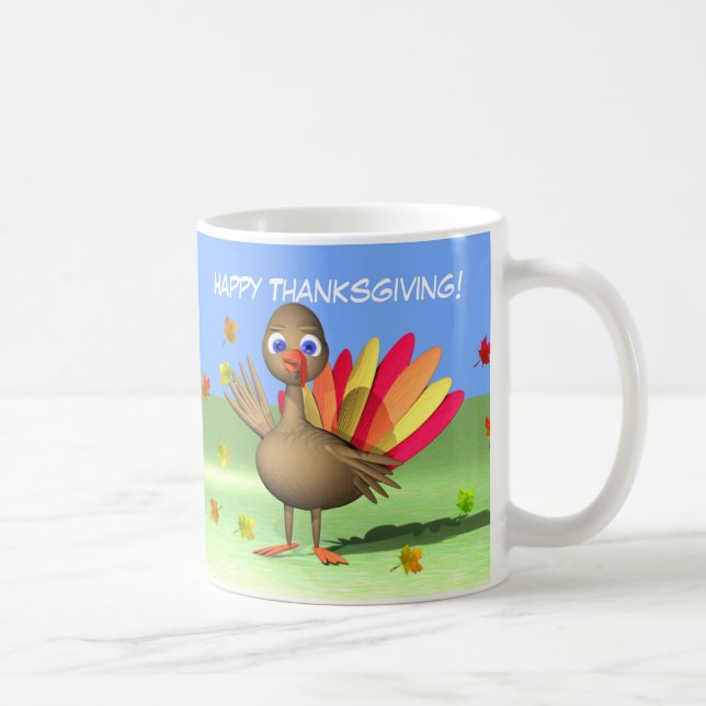 Kids Thanksgiving Baby Turkey Mug (Right)