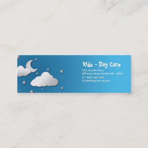 Customizable Kids themed business card