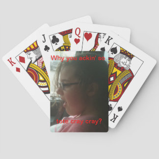 Kids think they are so hip with their crazy talk?! poker cards