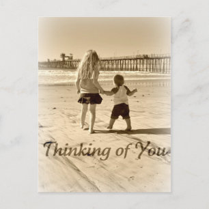 Kids Thinking Postcard