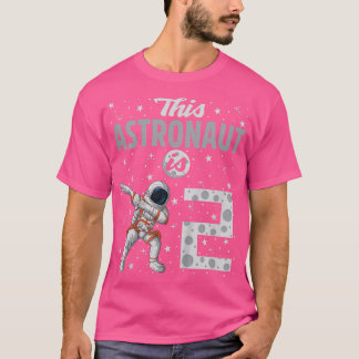 Kids This Astronaut Is 2 Dabbing Astronaut 2nd Bir T-Shirt