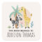 Kids This Book Belongs Safari Animal Bookplate