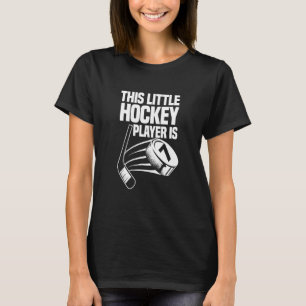 Kids  This Little Hockey Player Is 7th Birthday Ho T-Shirt