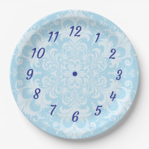 Kids Time-Telling Paper Plates – Educational Clock