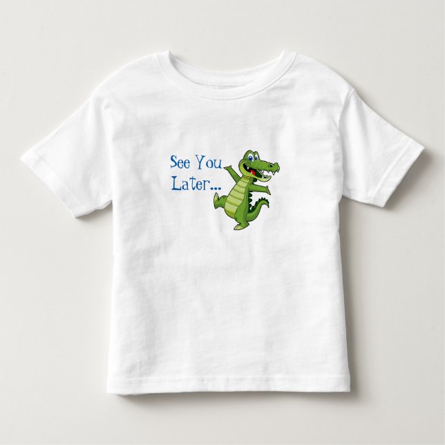 Kids Toddler Alligator Shirt (Front)