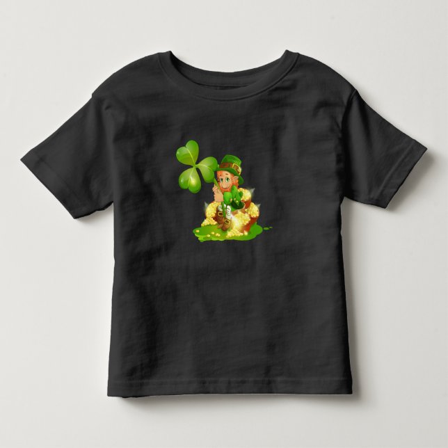 Kids Toddler T-Shirt-St. Patrick's Day Toddler T-shirt (Front)