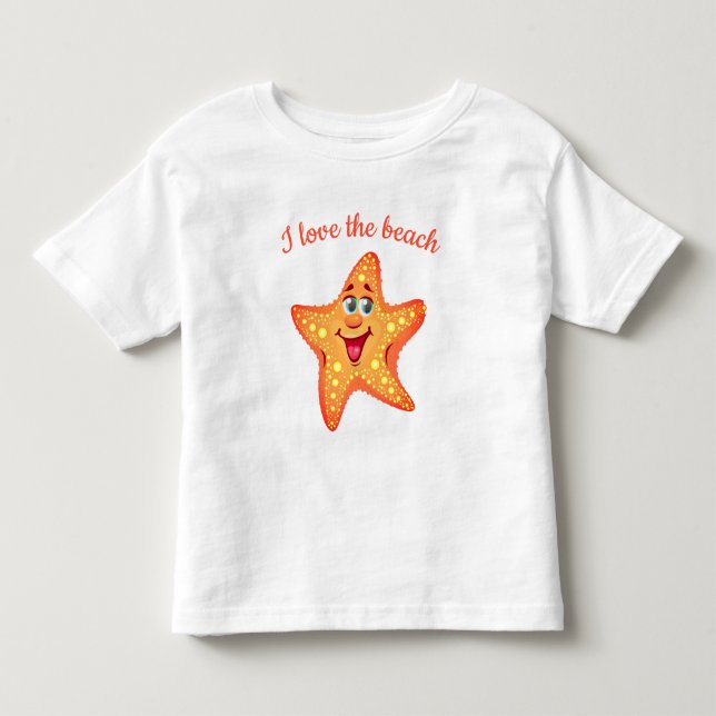 Kids Toddler T-Shirt-Starfish Toddler T-shirt (Front)