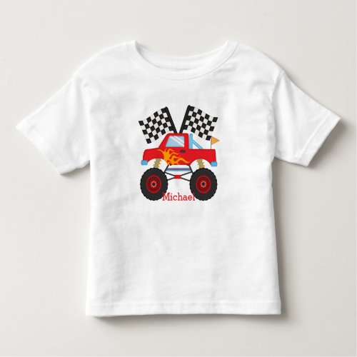 Kids Toddler Tee Monster Truck