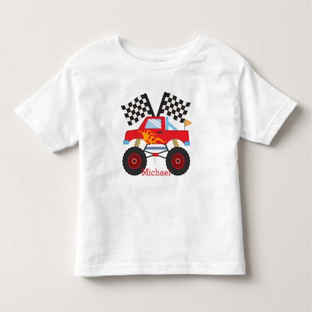 Kid's Toddler Tee Monster Truck (Front)