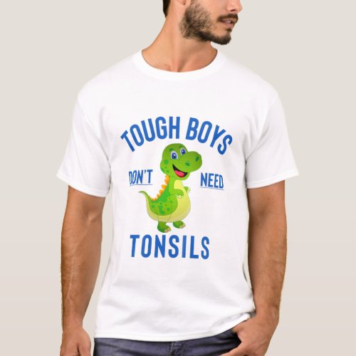 Kids Tonsils Out Gift For Boys _ Tonsillectomy Rec T_Shirt