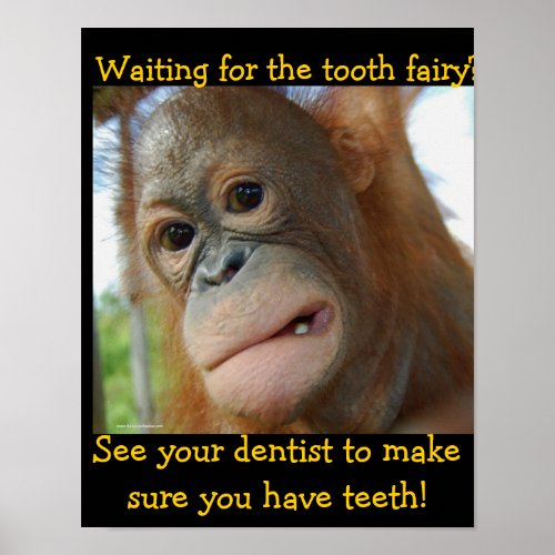 Kids Tooth Fairy Children Dentist Poster