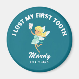 Kids Tooth Fairy I Lost My First Tooth Milestone Magnet
