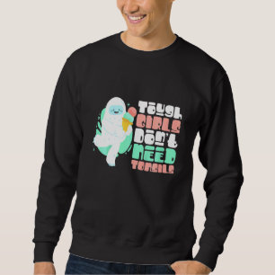 Kids Tough Girls Dont Need Tonsils Yeti Recovery Sweatshirt