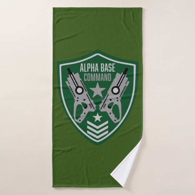 Kids Toy Dart Gun Battle Bath Towel (Bath Towel)