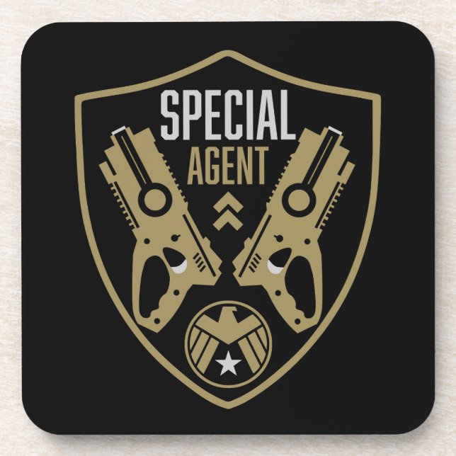 Kids Toy Dart Gun Battle Beverage Coaster (Front)