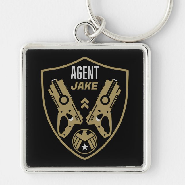 Kids Toy Dart Gun Battle Keychain (Front)