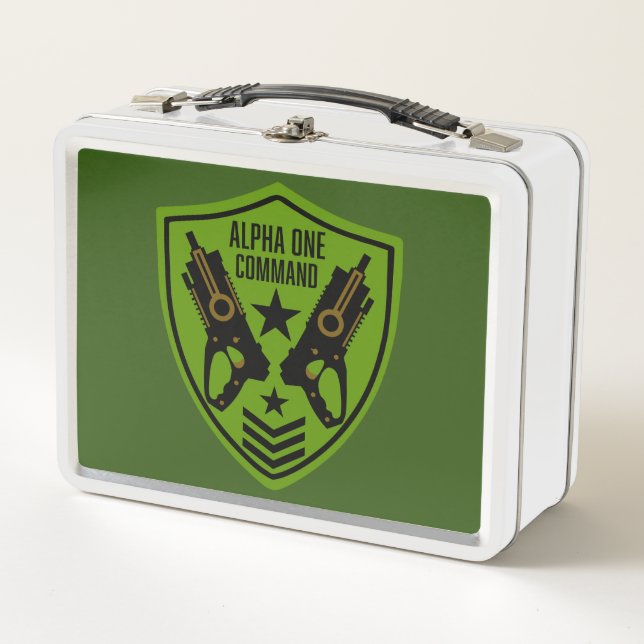 Kids Toy Dart Gun Battle Metal Lunch Box (Front)