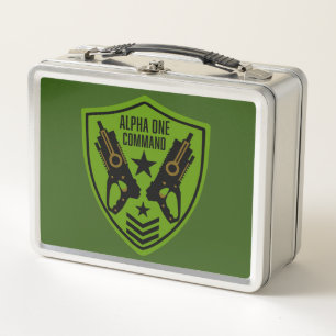 Kids Toy Dart Gun Battle Metal Lunch Box