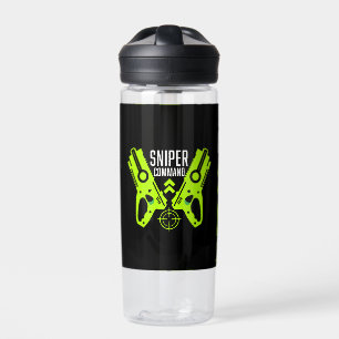 Kids Toy Gun Battle Christmas Water Bottle