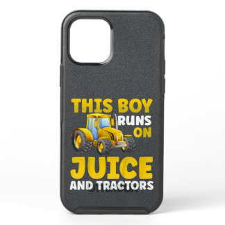 Kids Tractor Boy Young Farmer Cool Boys Ride Tract OtterBox Symmetry iPhone 12 Pro Case