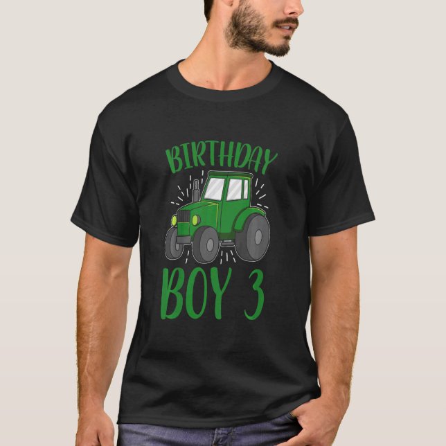 Kids Tractor Future Farmer Kids Tractors Birthday  T-Shirt (Front)