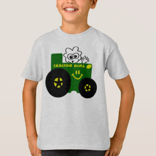 KIDS TRACTOR GIRL T-SHIRT