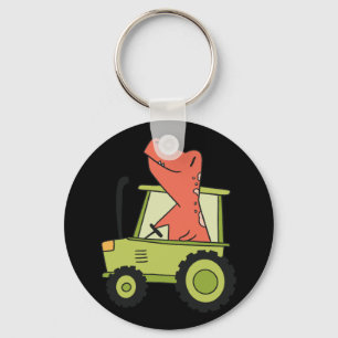 Kids Tractor with Trex  Farmer Keychain