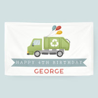 Kids Trash Bash Garbage Truck Boys Birthday
