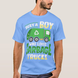 Kids Trash Truck Boy Design For A Kid 1496 T-Shirt