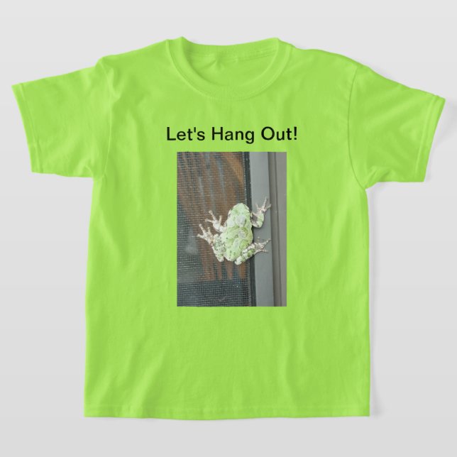 Kids Tree Toad Hanging Out T-Shirt (Laydown)