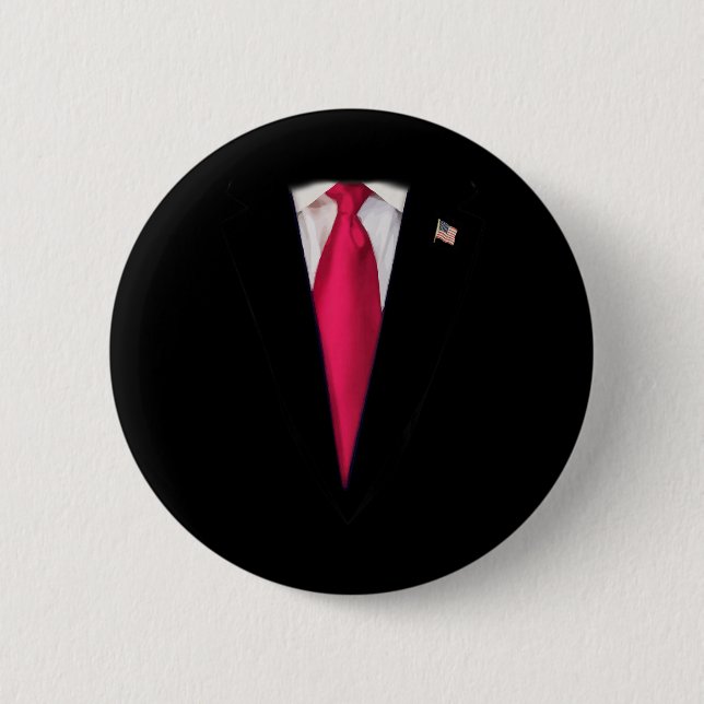 Kid's Trump Halloween Costume  Button (Front)