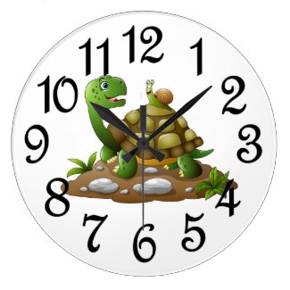 Kids Turtle Acrylic Wall Clock