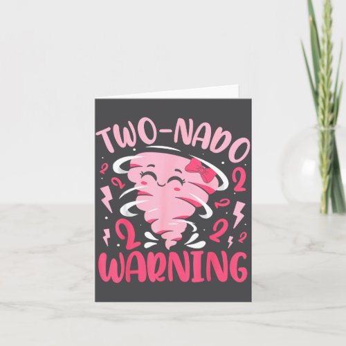 Kids Two-nado Warning 2nd Birthday Nk Tornado Birt
