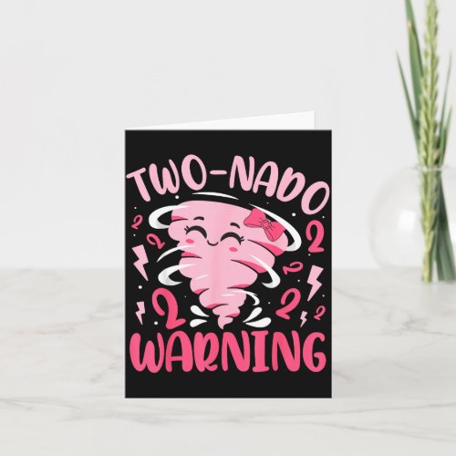 Kids Two-nado Warning 2nd Birthday Nk Tornado Birt