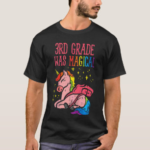 Kids Unicorn 3rd Grade Was Magical Last Day Of Sch T-Shirt