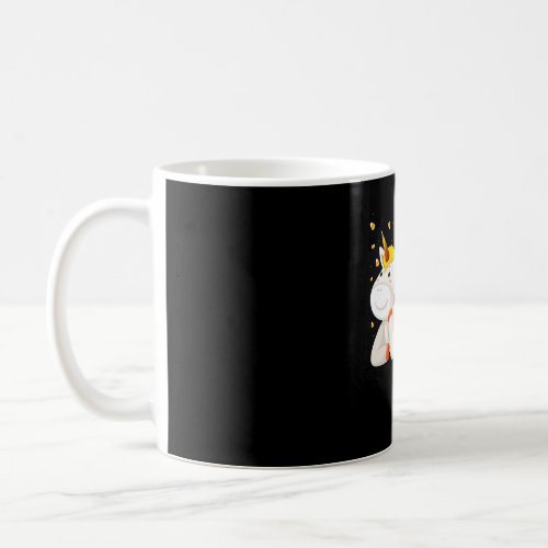 Kids Unicorn Candy Corn Girls Halloween Coffee Mug