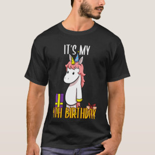 Kids Unicorn Magic Magical Horse Girl Birthday I A T-Shirt