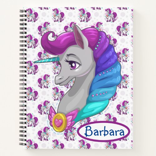 Kids Unicorn Sketch  Notebook