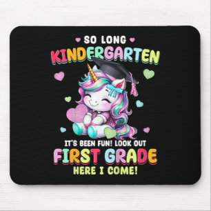 Kids Unicorn So Long Kindergarten Graduation Last Mouse Pad