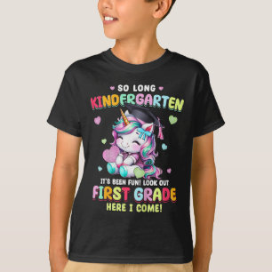 Kids Unicorn So Long Kindergarten Graduation Last  T-Shirt