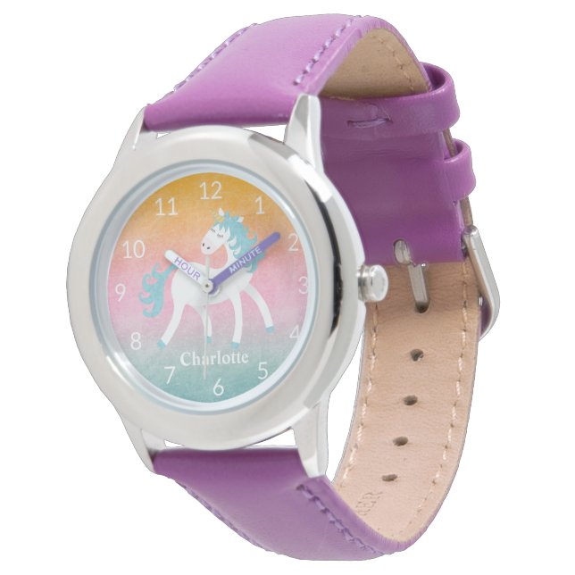 Kids unicorn watch (Angled)